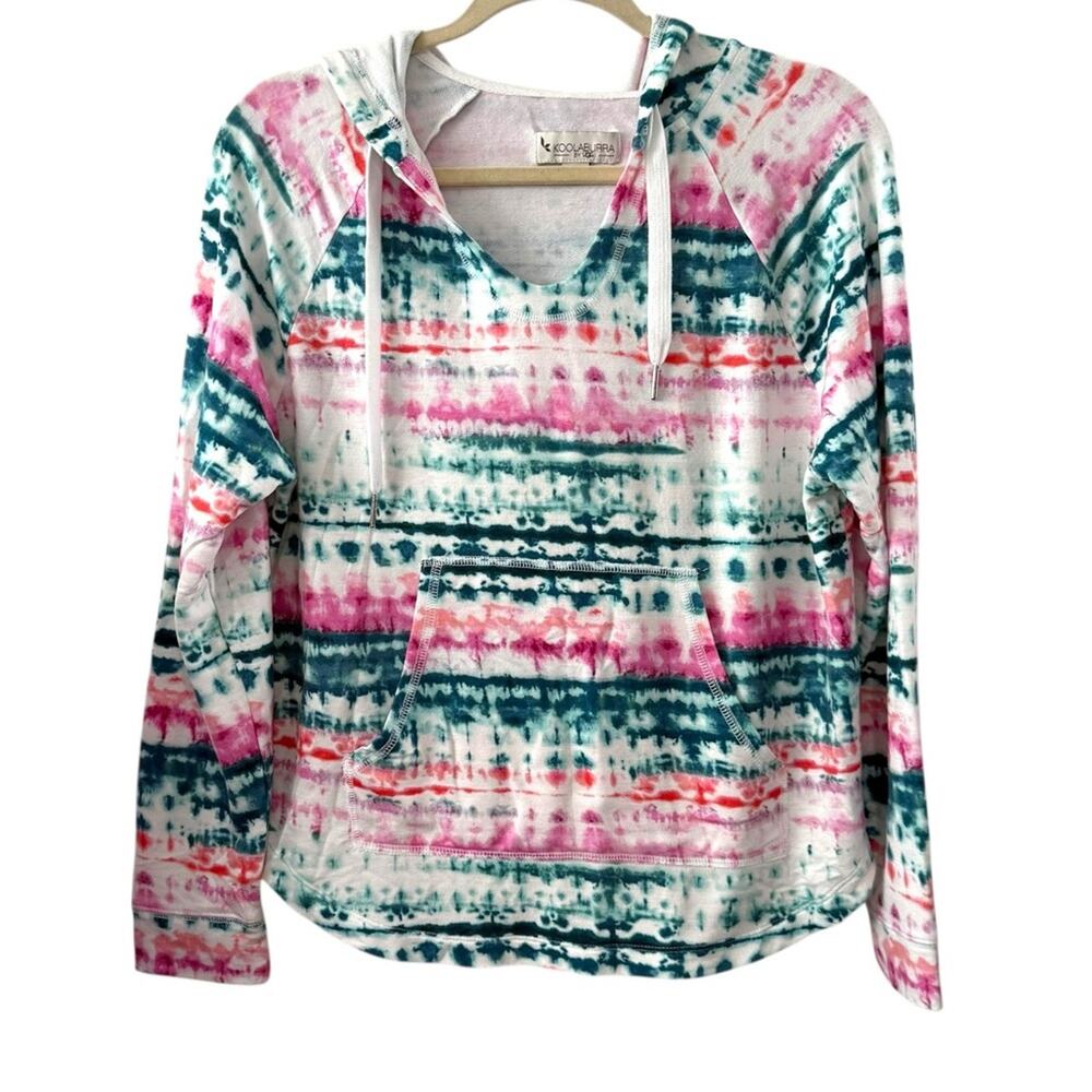 Koolaburra UGG Small Multicolor Tie-Dye Pullover Hoodie Soft Lightweight Lounge